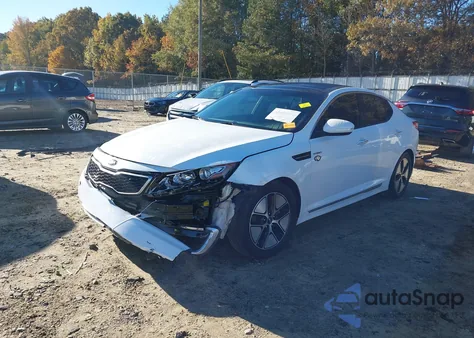 2013 Kia Optima Hybrid Ex из США, поврежденный, VIN KNAGM4AD5D5039779